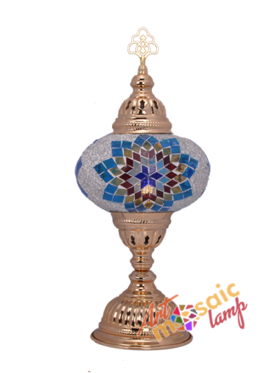 Double Glass Mosaic Table Lamp 17200-G