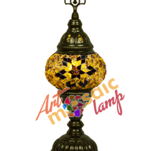 Battery Powered Mosaic Table Lamp 10200