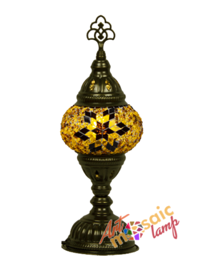 Battery Powered Mosaic Table Lamp 10200