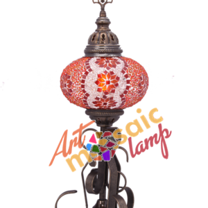 Iron Curl Mosaic Table Lamp 17222