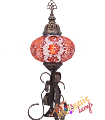 Iron Curl Mosaic Table Lamp 17222