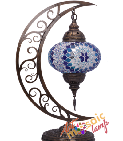 Turkish Mosaic Moon Lamp 10310