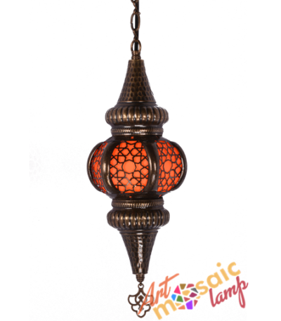 Inlaid Hanging Moroccan Lamp 14002