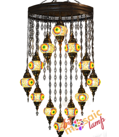 Mosaic Curtain Chandelier 13012-Z