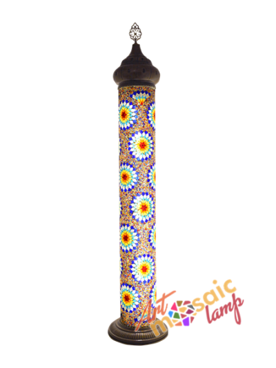 Mosaic Cylinder Floor Lamp 11100