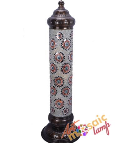 Mosaic Cylinder Floor Lamp 25120