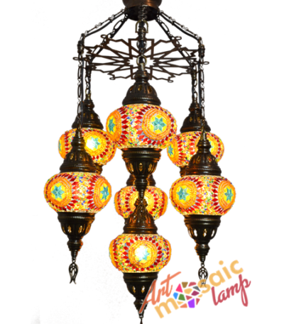 Classic Mocaic Chandelier 13107-XL