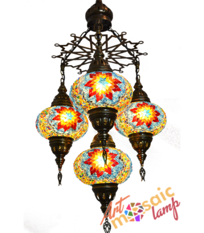 Classic Mocaic Chandelier 17104-XL